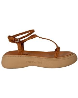 Patrizia Pepe Flat Sandals - Marrone