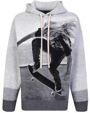 Palm Angels Hoodies - Grey