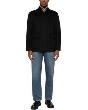 Lardini Single-Breasted Coats - Black