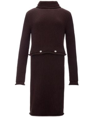 Bottega Veneta Knitted Dresses - Rojo