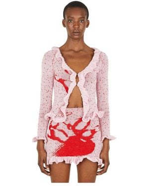 Louise Lyngh Bjerregaard Cardigans - Red