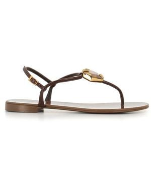 Giuseppe Zanotti Flat Sandals - Metallic