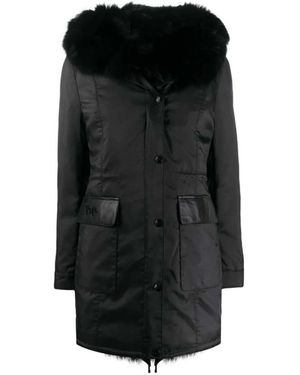 Philipp Plein Winter Jackets - Black