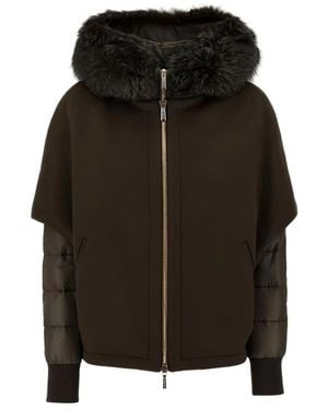 Moorer Jassen ,Bruin ,Winter Jassen - Zwart