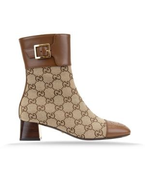 Gucci Heeled Boots - Brown