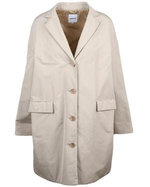 Aspesi Single-Breasted Coats - Neutro