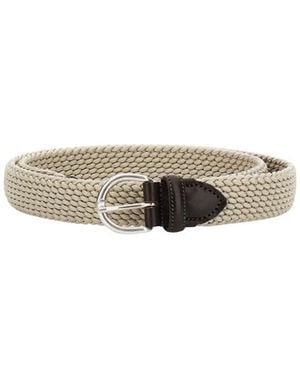 Alberto Luti Belts - White
