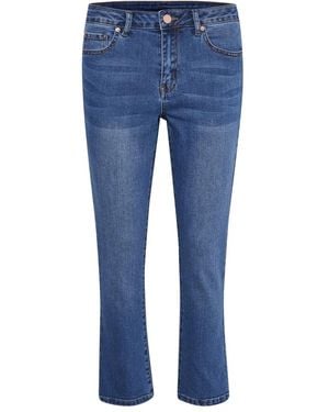 Kaffe Cropped Jeans - Azul