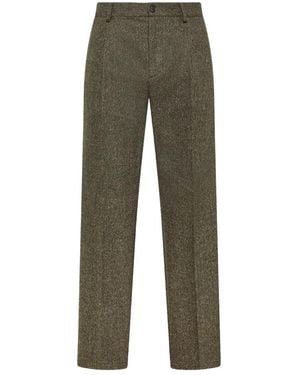 Cruna Straight Trousers - Vert