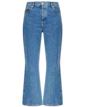 By Malene Birger Cropped Jeans - Azul