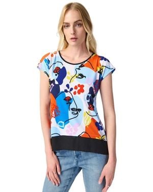 Joseph Ribkoff T-Shirts - Blue