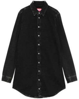 DIESEL Shirt Dresses - Black