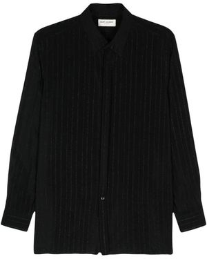 Saint Laurent Formal Shirts - Black