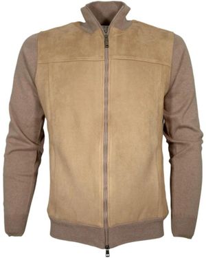 Cashmere Company Light Jackets - Natural