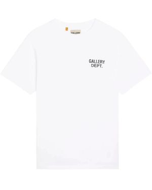 GALLERY DEPT. Tops ,Wit ,Katoen Logo T-Shirt
