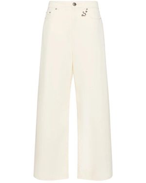 Sportmax Wide Jeans - White