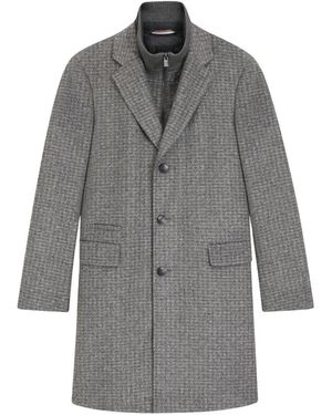 HUGO Single-Breasted Coats - Grey