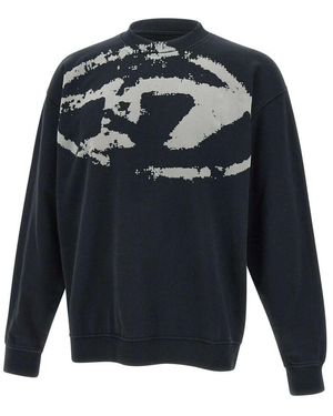 DIESEL Round-Neck Knitwear - Blue