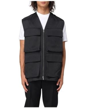 Jil Sander Waistcoats - Black
