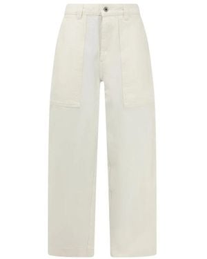 Soeur Wide Trousers - White