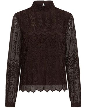 Cream Overhemden ,Bruin ,Blouses & Shirts
