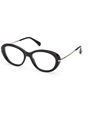 Max Mara Vierkant Optisch Montuur - Metallic