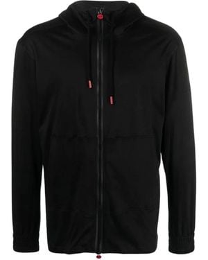 Kiton Zip-Throughs - Black