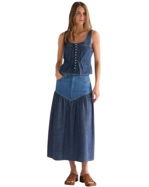Wrangler Denim Skirts - Azul
