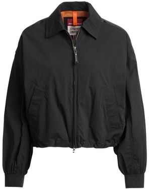 Parajumpers Laurette Bomber Jacket Cotton - Black