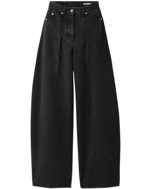 Jacquemus Loose Fit Jeans - Black