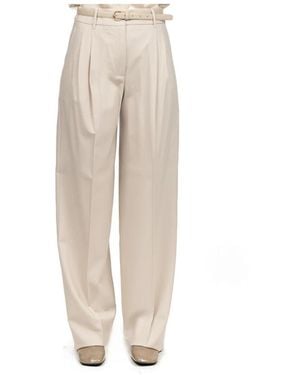 Max Mara Tapered Trousers - Naturel