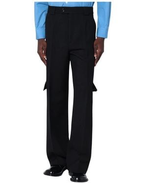 NAMACHEKO Wide Trousers - Blauw