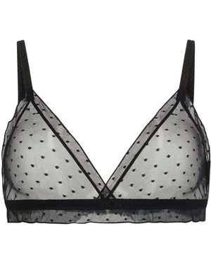 John Richmond Bh mit ton-in-ton-punkten,bh mit ton-in-ton-punkten - schwarz