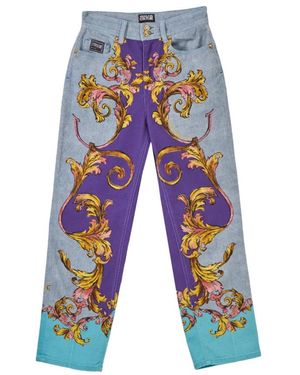 Versace Jeans Couture Cropped Jeans - Blue