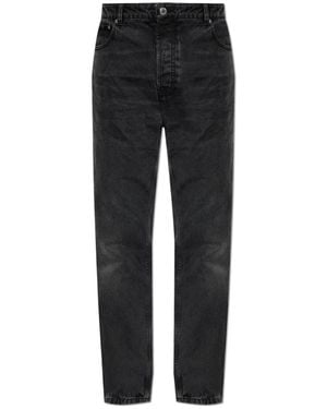 Ami Paris Straight Jeans - Black