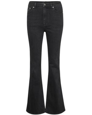 Gestuz Flare Jeans - Black