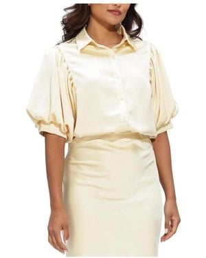 Notre-v Blouses Nv-Hilly Blouse - Naturel