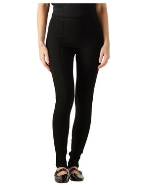 ROUGE EDIT Roumoana Rw F/L Leggings - Zwart