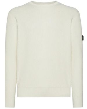 Peuterey Round-Neck Knitwear - White