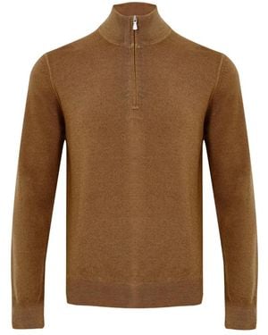 Gran Sasso Turtlenecks - Brown