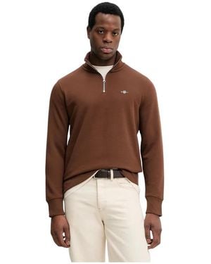GANT Zip-Throughs - Marrón