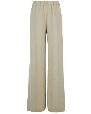 P.A.R.O.S.H. Wide Trousers - Natural