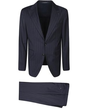 Tagliatore Single Breasted Suits - Blu