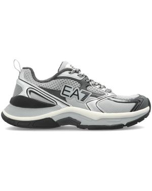 EA7 Sportschuhe Mit Logo - Grau