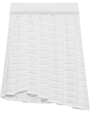 Gcds Short Skirts - White