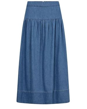 Part Two Denim Skirts - Bleu