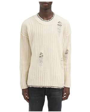 Isabel Benenato Round-Neck Knitwear - Neutre
