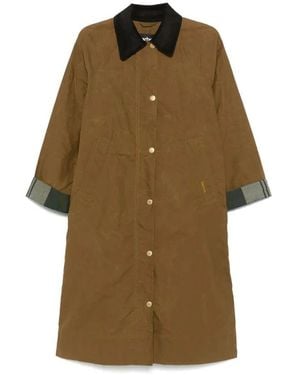 Barbour Wasserdichte Jacke Mit Seitenbelüftung - Grün