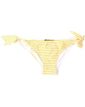 Dolce & Gabbana Badmode ,Geel ,Bottom Stripes Bikini