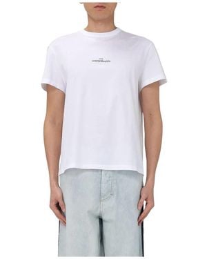 Maison Margiela Short Sleeve Crew Neck Tshirt - Wit